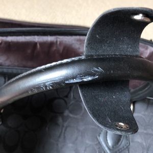 Black Coach Travel Bag